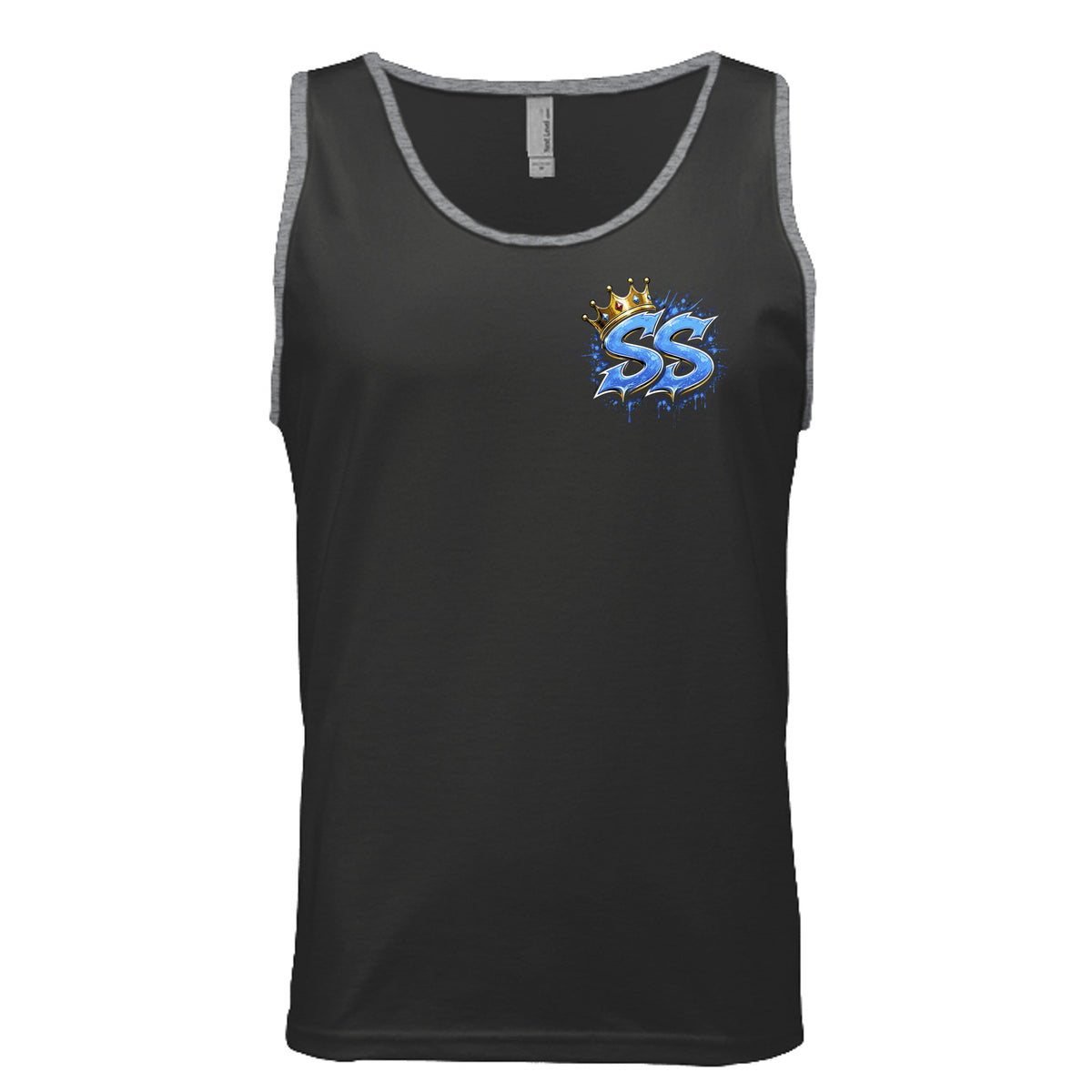 Black/ Heather Grey - 3633 - FRONT