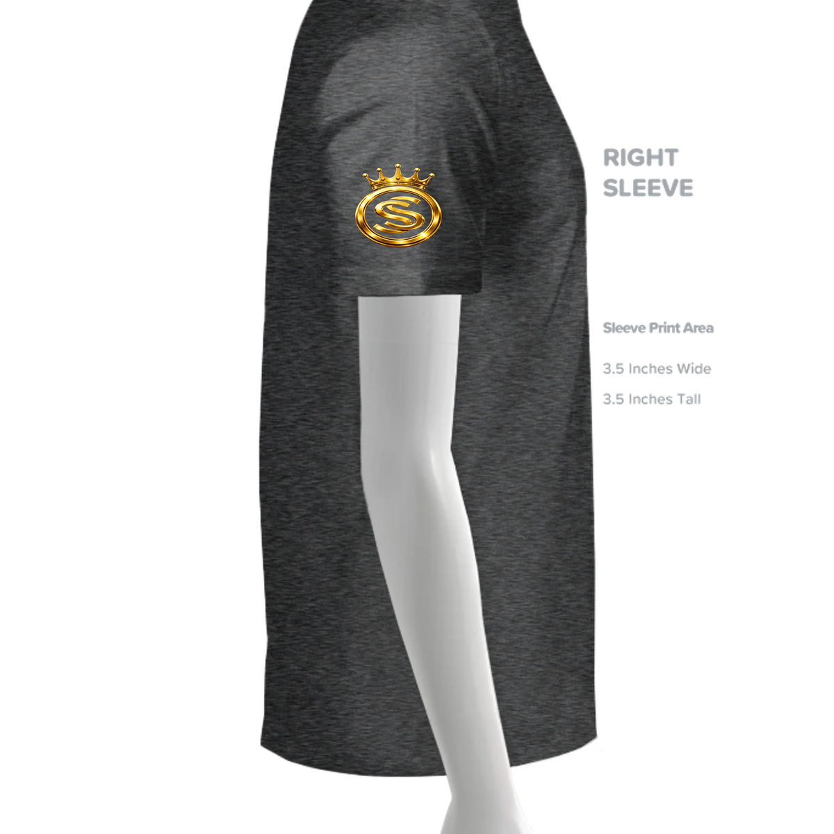 DARK HEATHER - G200 - SLEEVE_RIGHT
